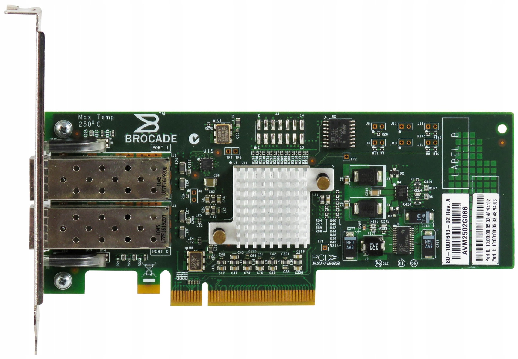 Brocade 80-1001643-02 AVM252G066 8Gbit/s 825 Dual