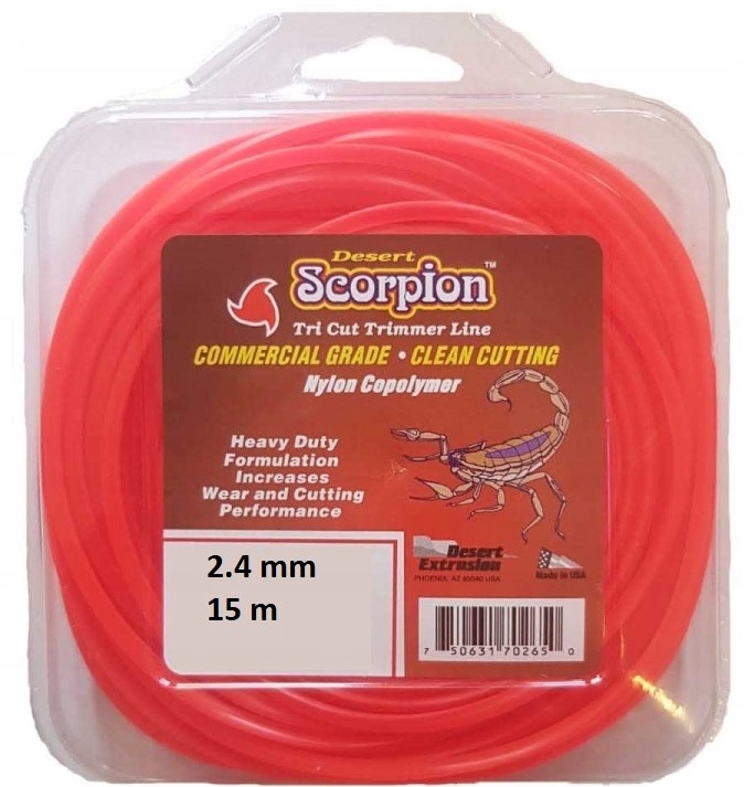 

Żyłka tnąca kosy Scorpion 2.4 trókąt