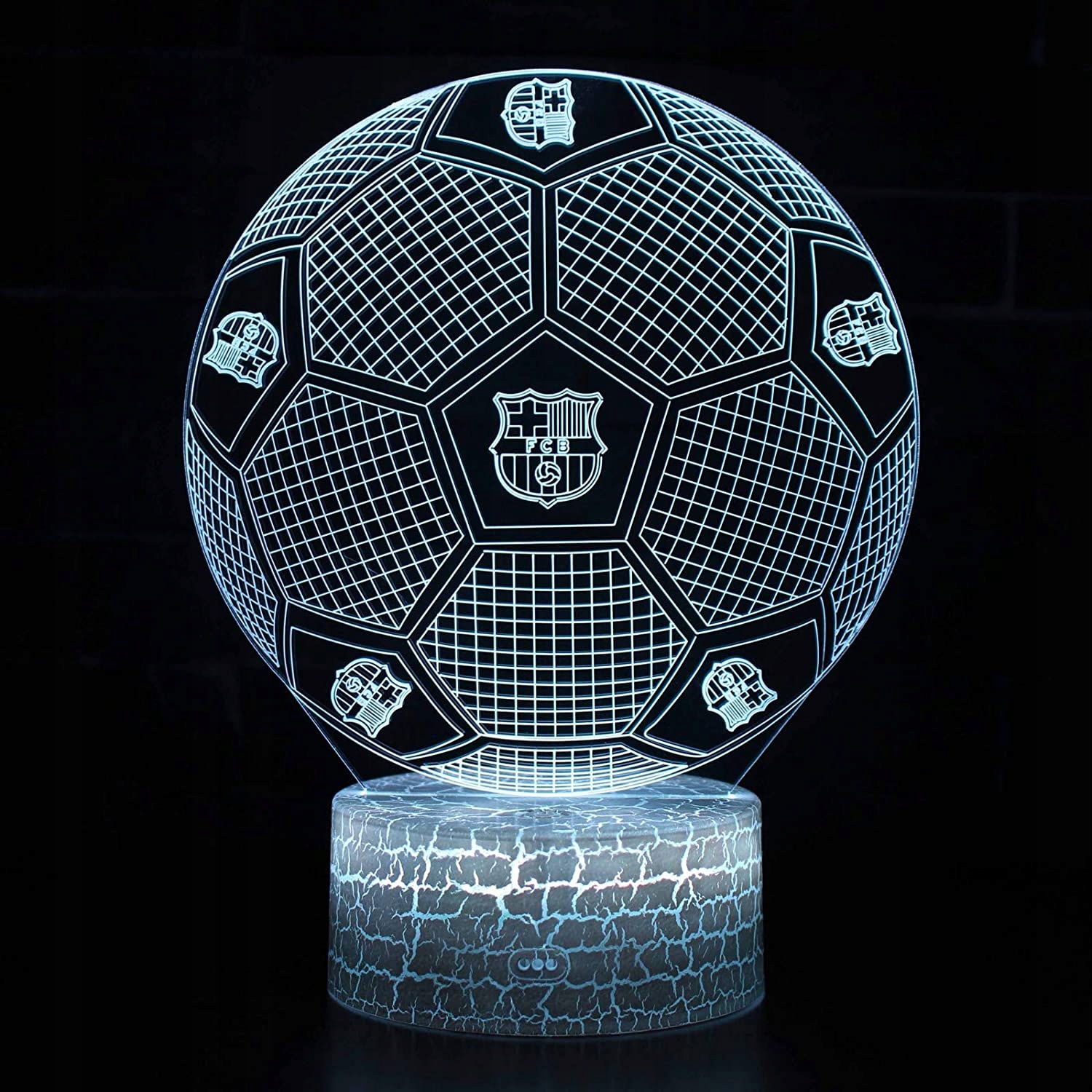 Lampka 3D nocna led usb FC Barcelona Piłka Nożna Marka inny