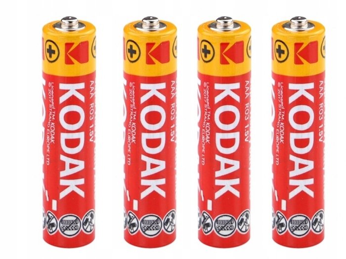 BATERIE BATERIA AA KODAK PALUSZKI R6 30szt Zestaw Waga produktu z opakowaniem jednostkowym 0.39 kg