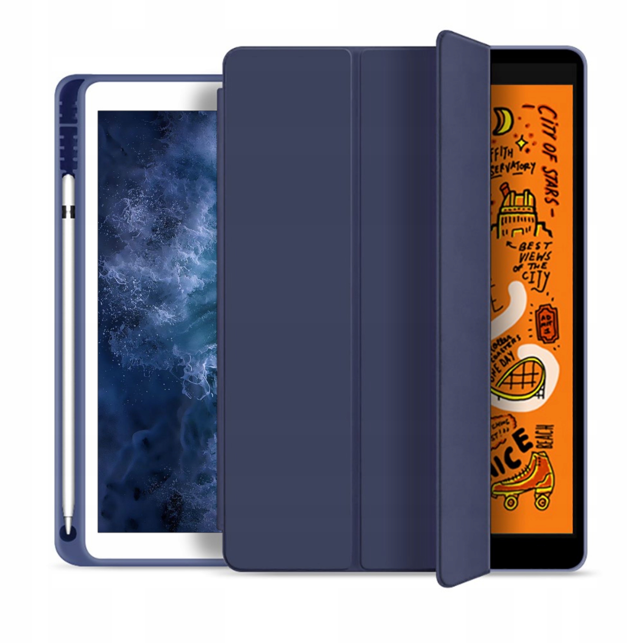 

Etui Case Do Apple Ipad 10.2 7 8 9 Gen Granatowy