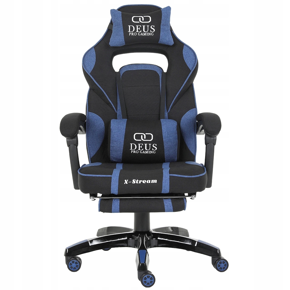 Herní Křeslo Deus X-stream Blue Modrý Kelímkový Vip Pro Hráče Silný