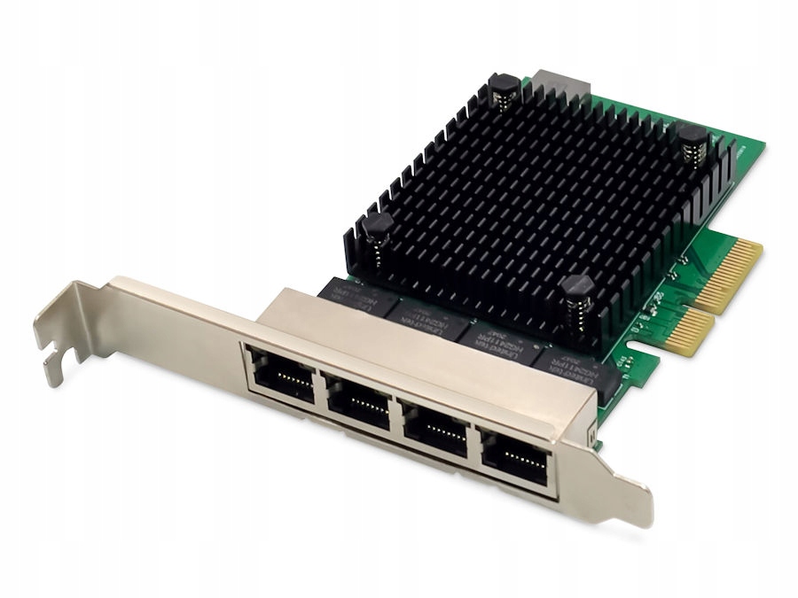 Digitus 4-portowa karta sieciowa 2.5 Gigabit Ethernet, RJ45, PCI Expre...