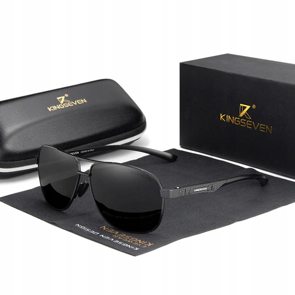 

Okulary przeciwsłoneczne Kingseven UV400 Pilotki