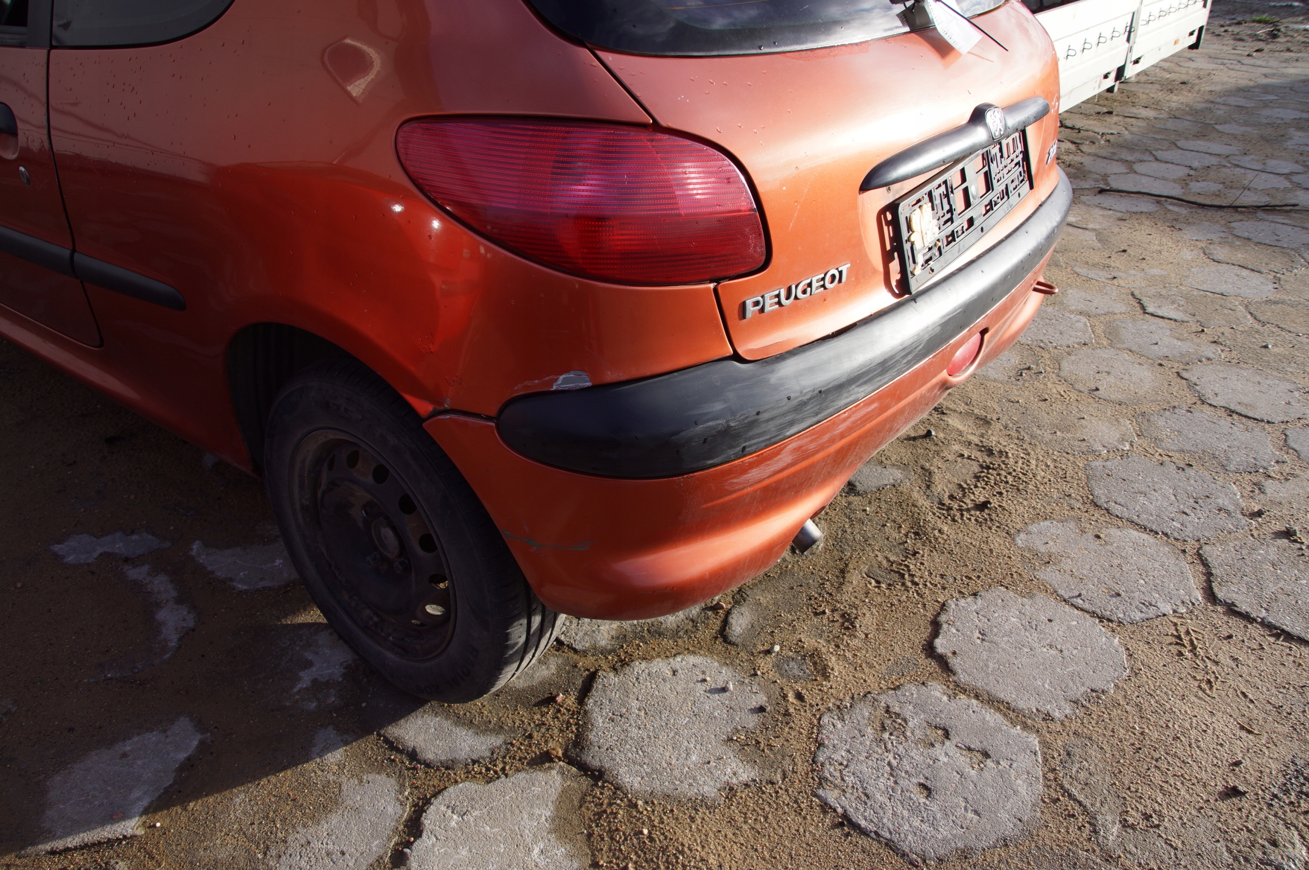 bumper rear part KHDC PEUGEOT 206