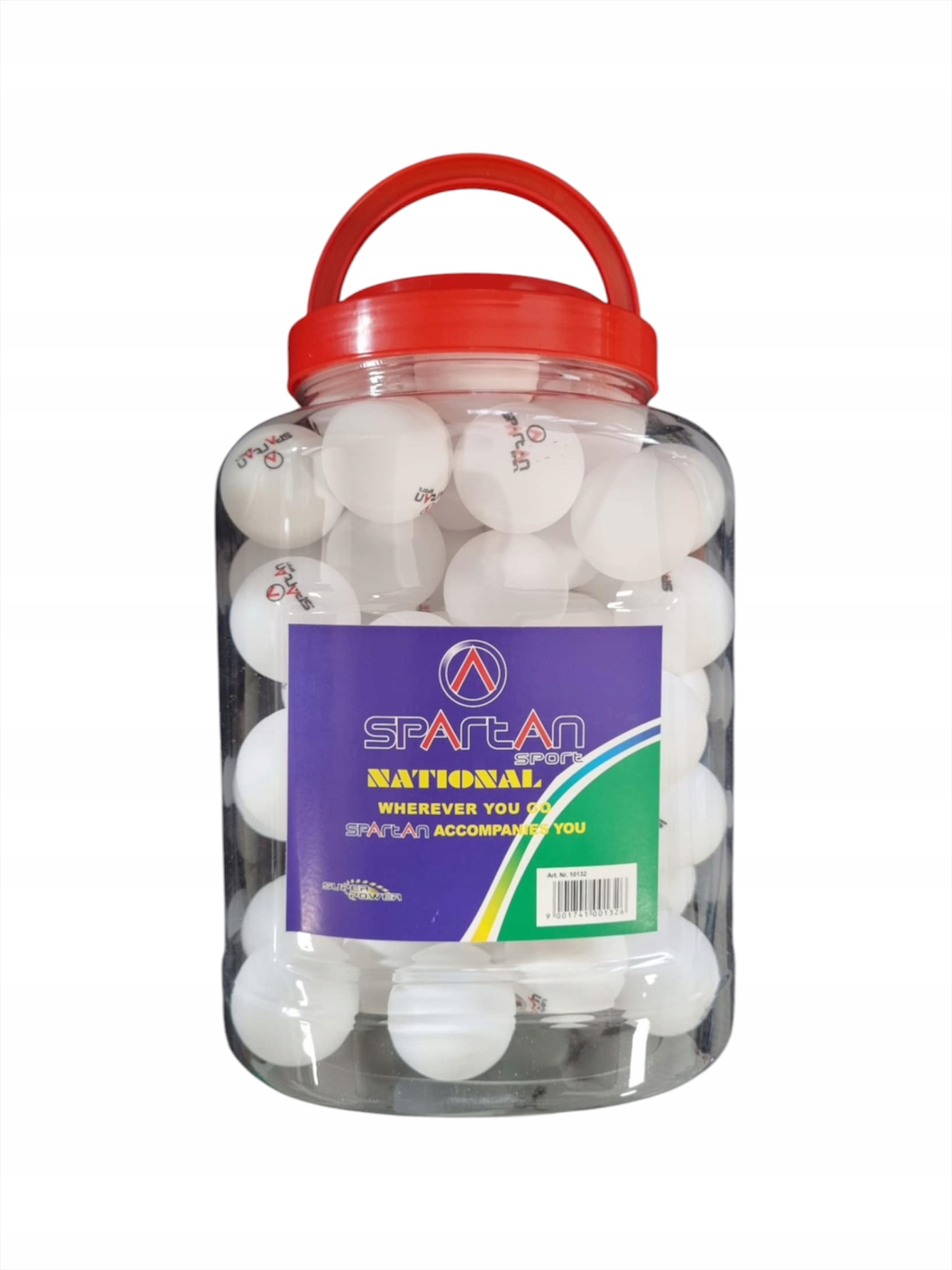 PIŁECZKI DO TENISA STOŁOWEGO SPARTAN 60 SZT 40MM BIAŁE TT-BALL TRENING