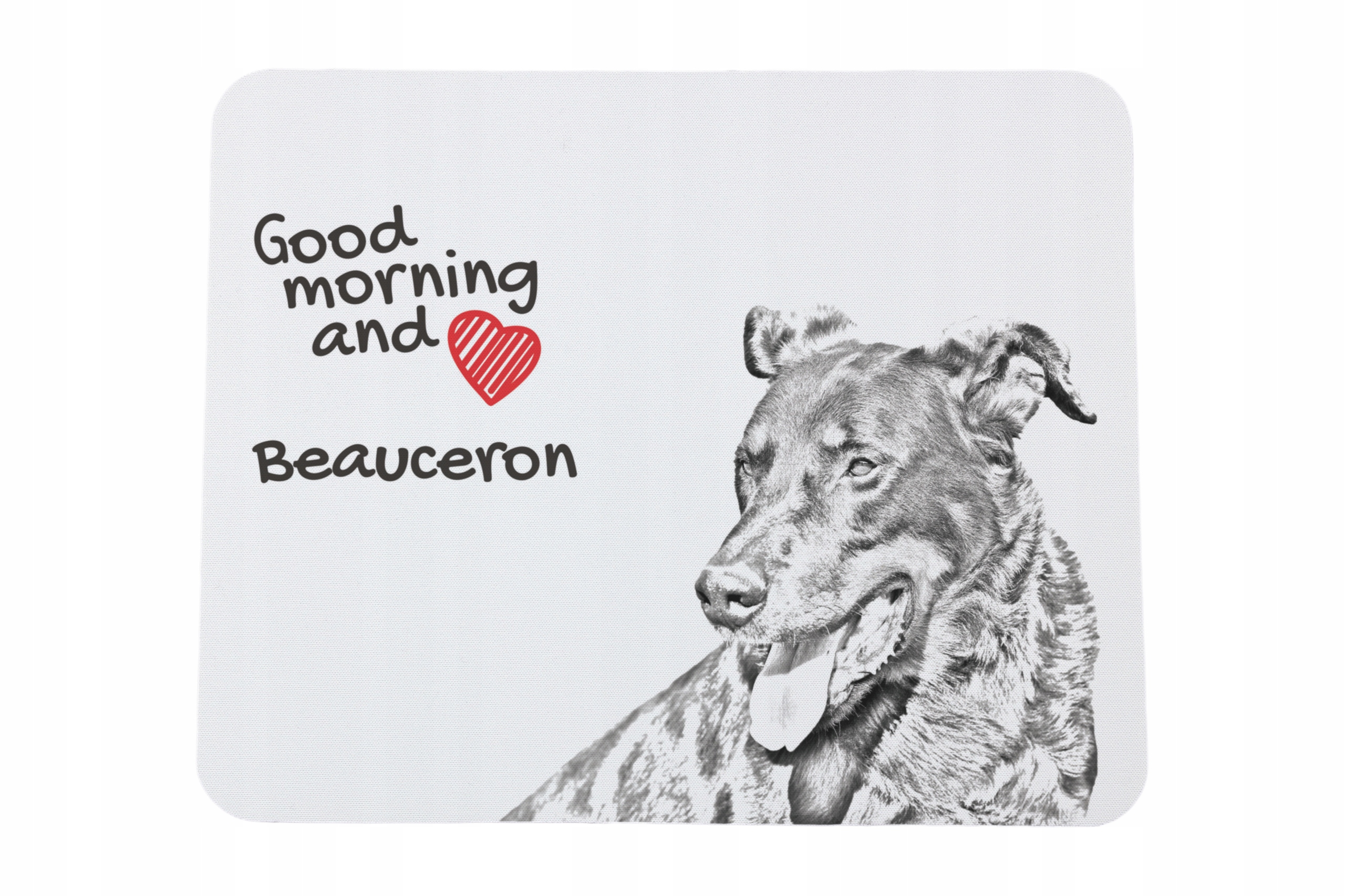 Owczarek francuski Beauceron podkładka pod myszkę z nadrukiem, personaliz
