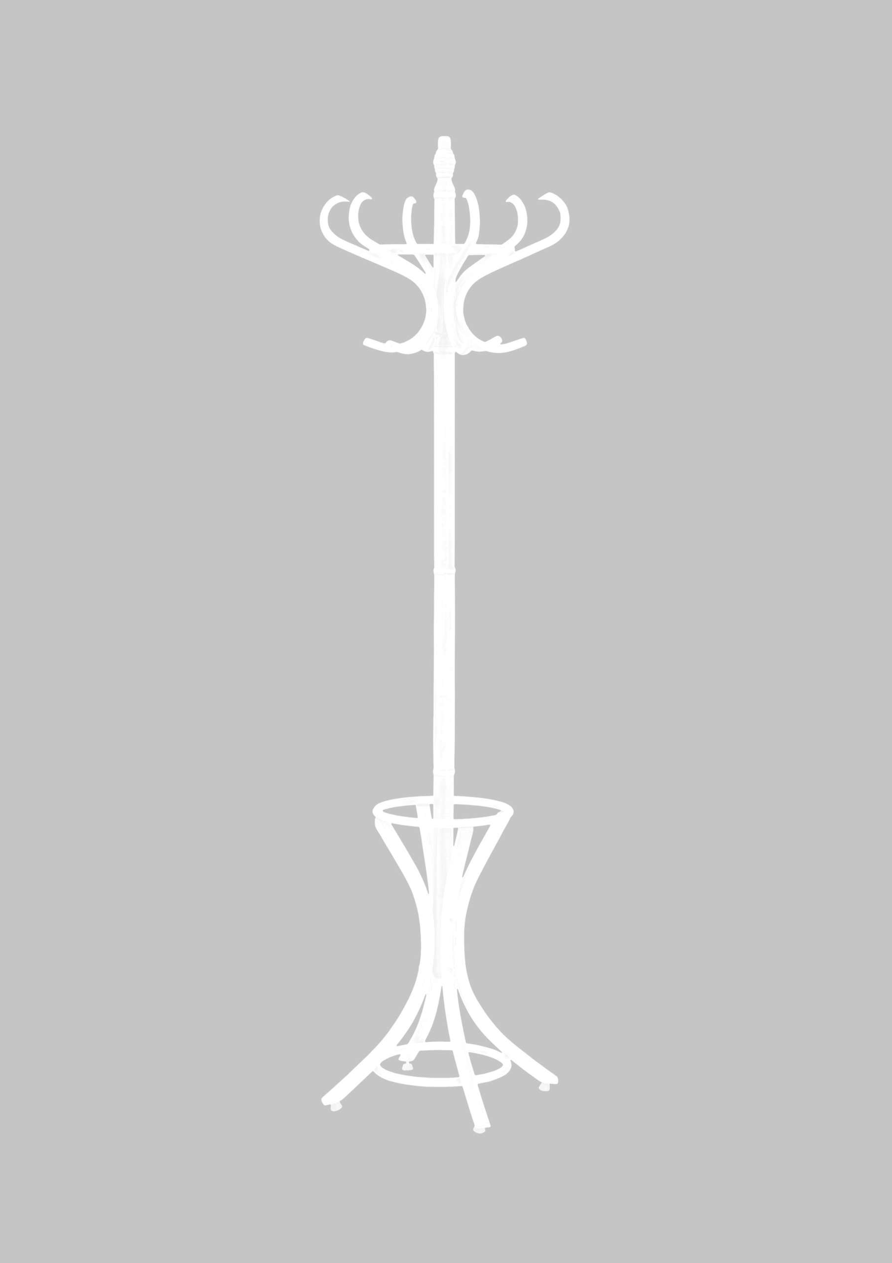 

Wieszak Z Uchwytem Na Parasole W30 Drewno-biały