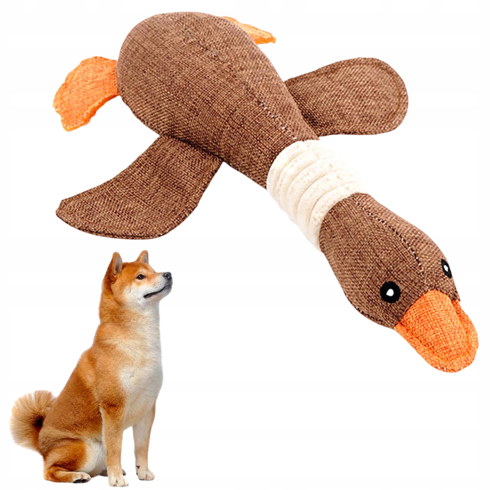 Levně Odolná Hračka Pro Psy Pro Malá A Velká Střední Štěňata, Hnědá