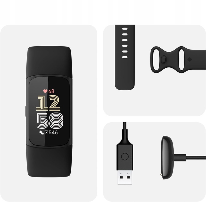 Smartband Fitbit Charge 6 czarny • Cena, Opinie - Allegro