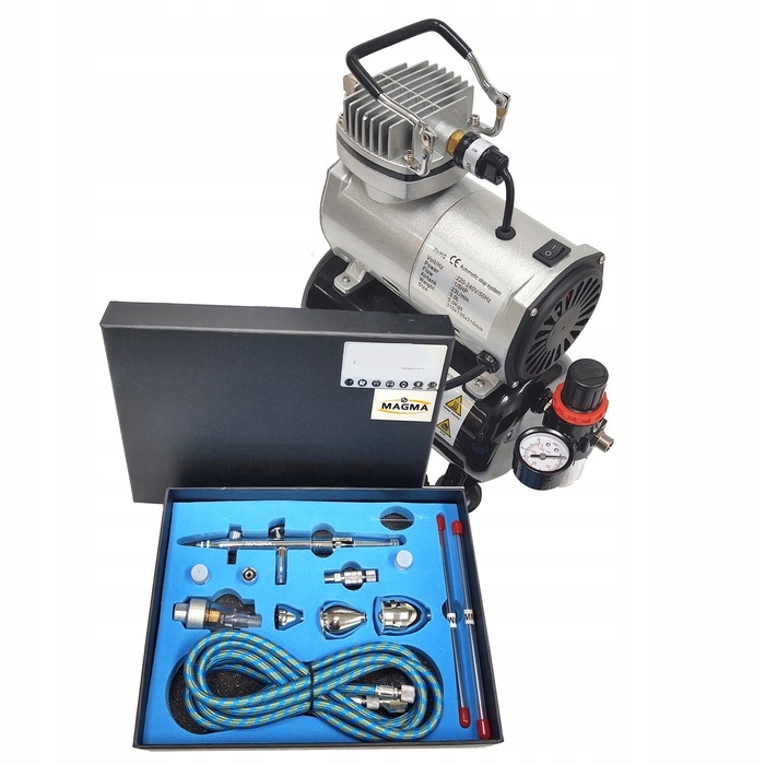 Zestaw malarski kompresor butla aerograf AB-183K