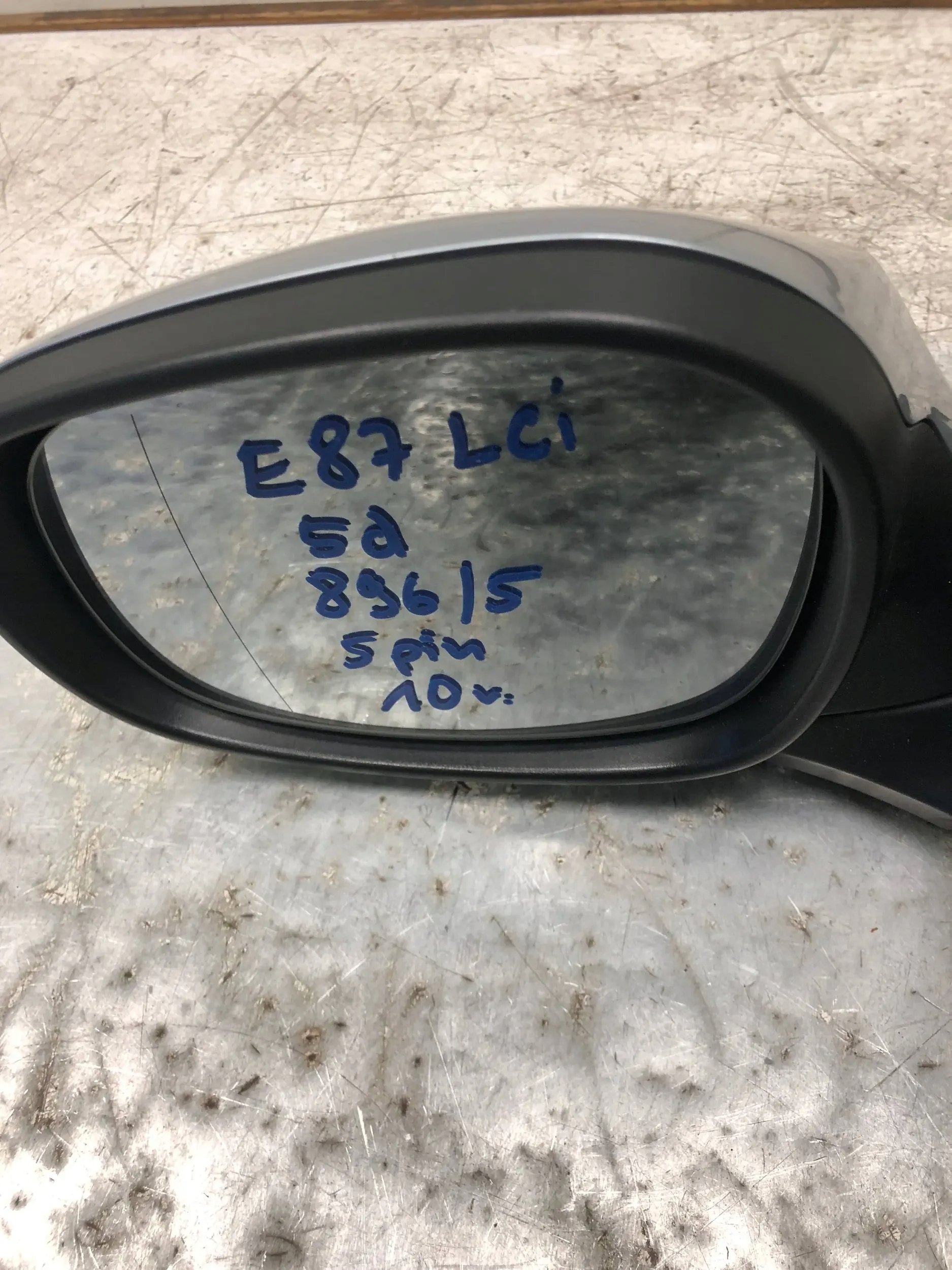 mirror left 5 PIN BMW E87 LCI 5D 896/5