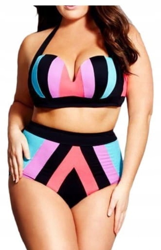 

Strój Kąpielowy Plus Size monokini wyszczupla XXL