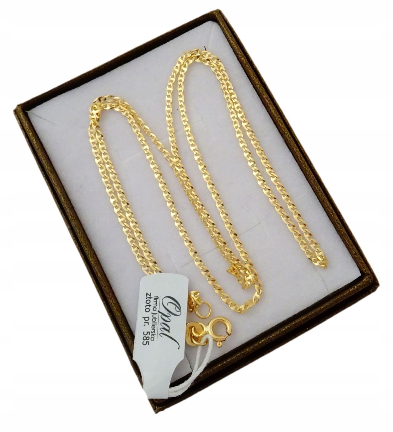 

Łańcuszek Złoty Pełny Modny Wzór 45 CM. Pr. 585