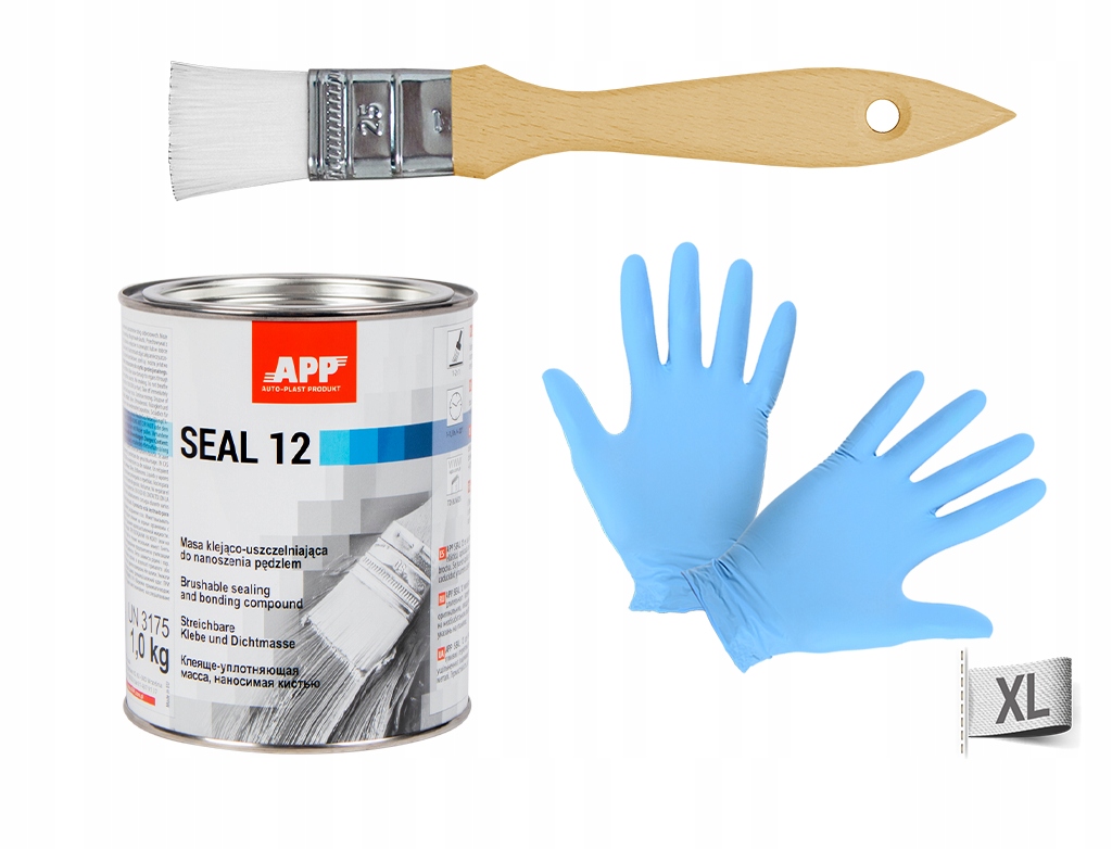 

Masa klejąco-uszczel SEAL12+Pędzel+Rękawiczki r.XL