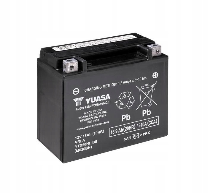 

Akumulator moto Yuasa YTX20HL-BS 18.9Ah 310A
