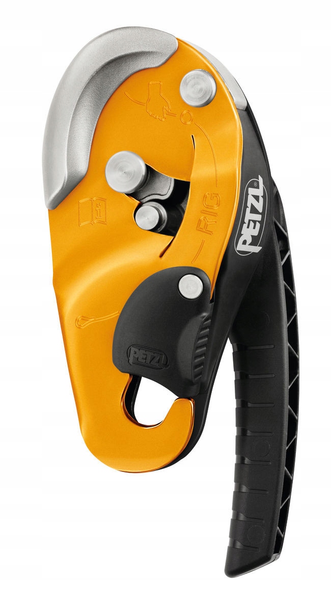 Sjezdový přístroj Petzl Rig D021BA00 žlutý