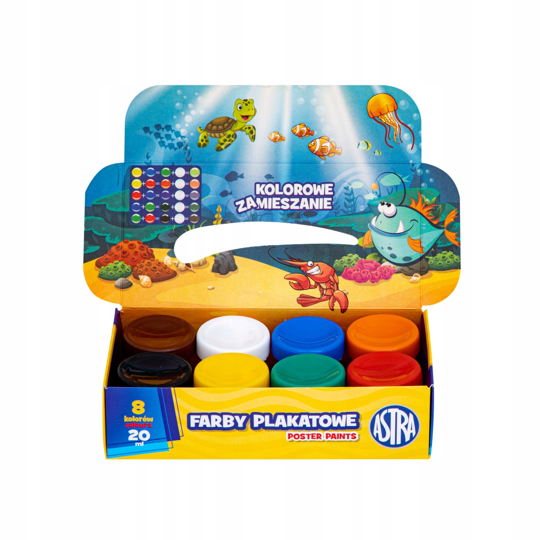 FARBY PLAKATOWE ASTRA 8KOL x 20ML STANDARD 5151