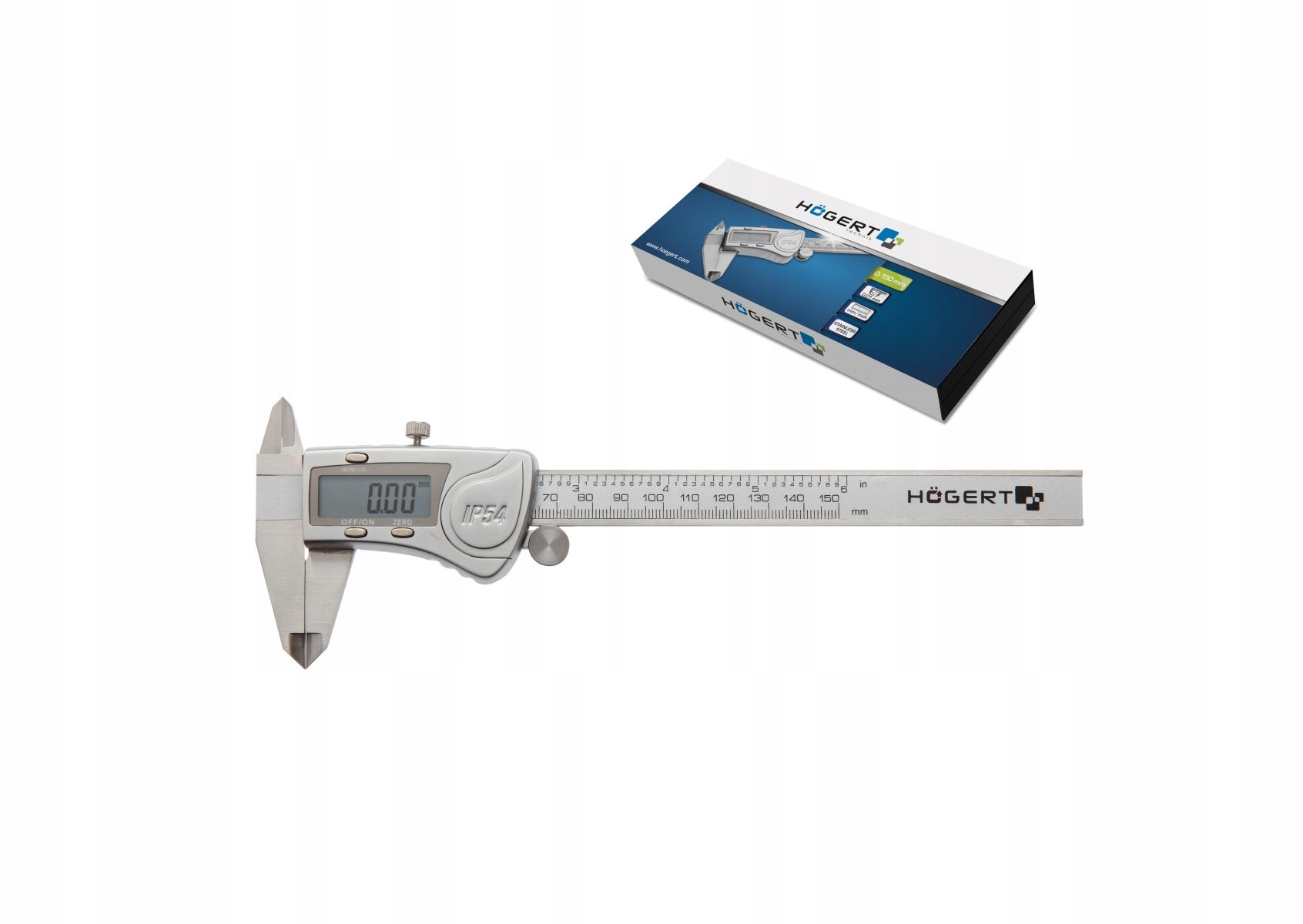 SUWMIARKA CYFROWA ELEKTRONICZNA ETUI 150MM 0.01MM HOGERT
