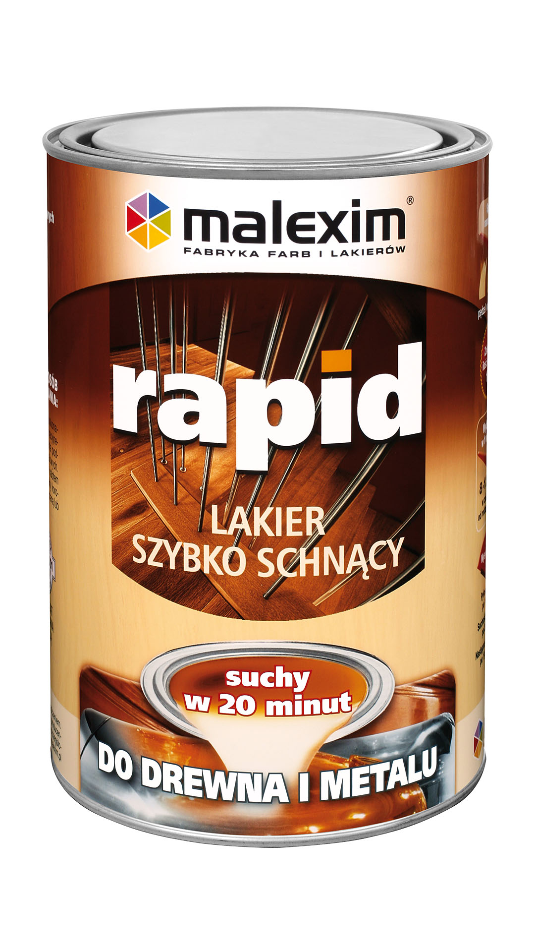 Rychleschnoucí lak na dřevo Rapid 10L Lesk