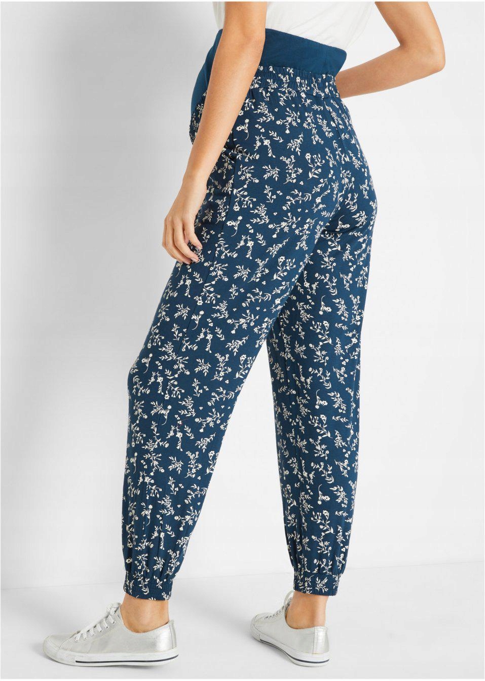 40 Bonprix SPODNIE CIĄŻOWE niu Kolor niebieski