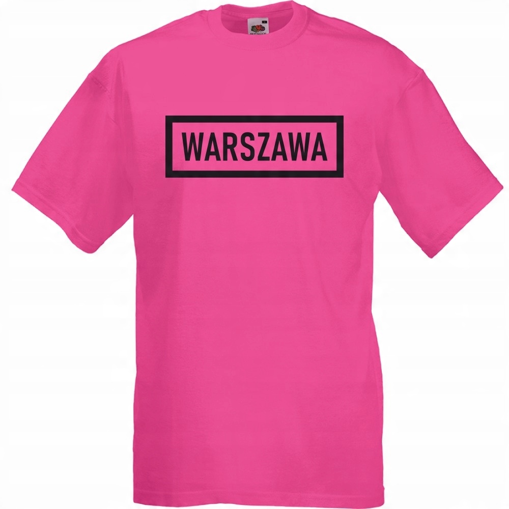 

Koszulka Warszawa stolica Polska XL fuksja