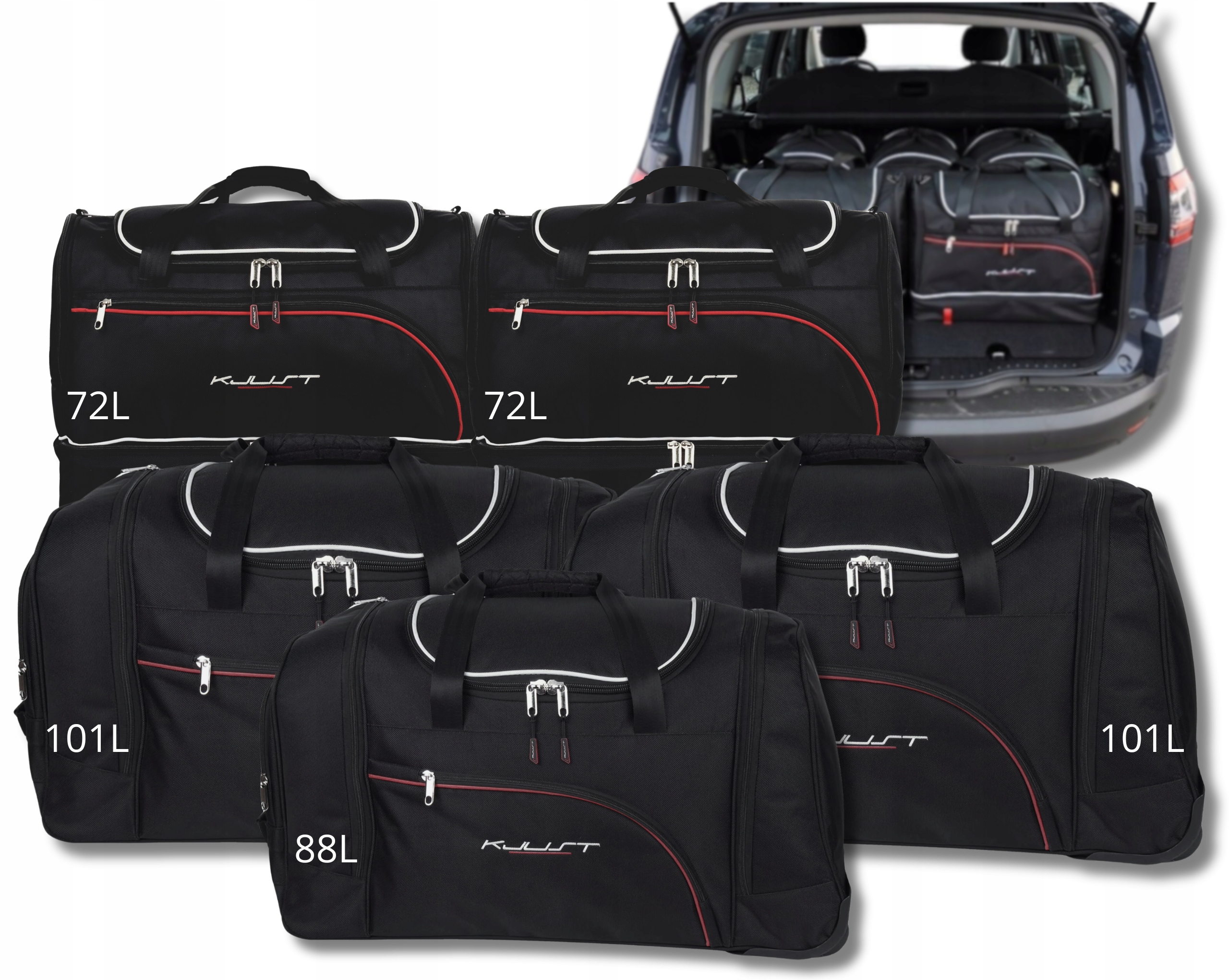 Cestovná Taška Do Kufra Ford S-max 2006-2015 5 ks