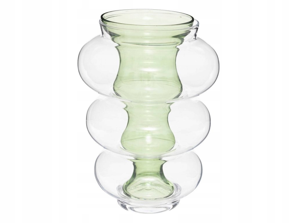 Sklenená váza dvojitá Matali, 36 cm