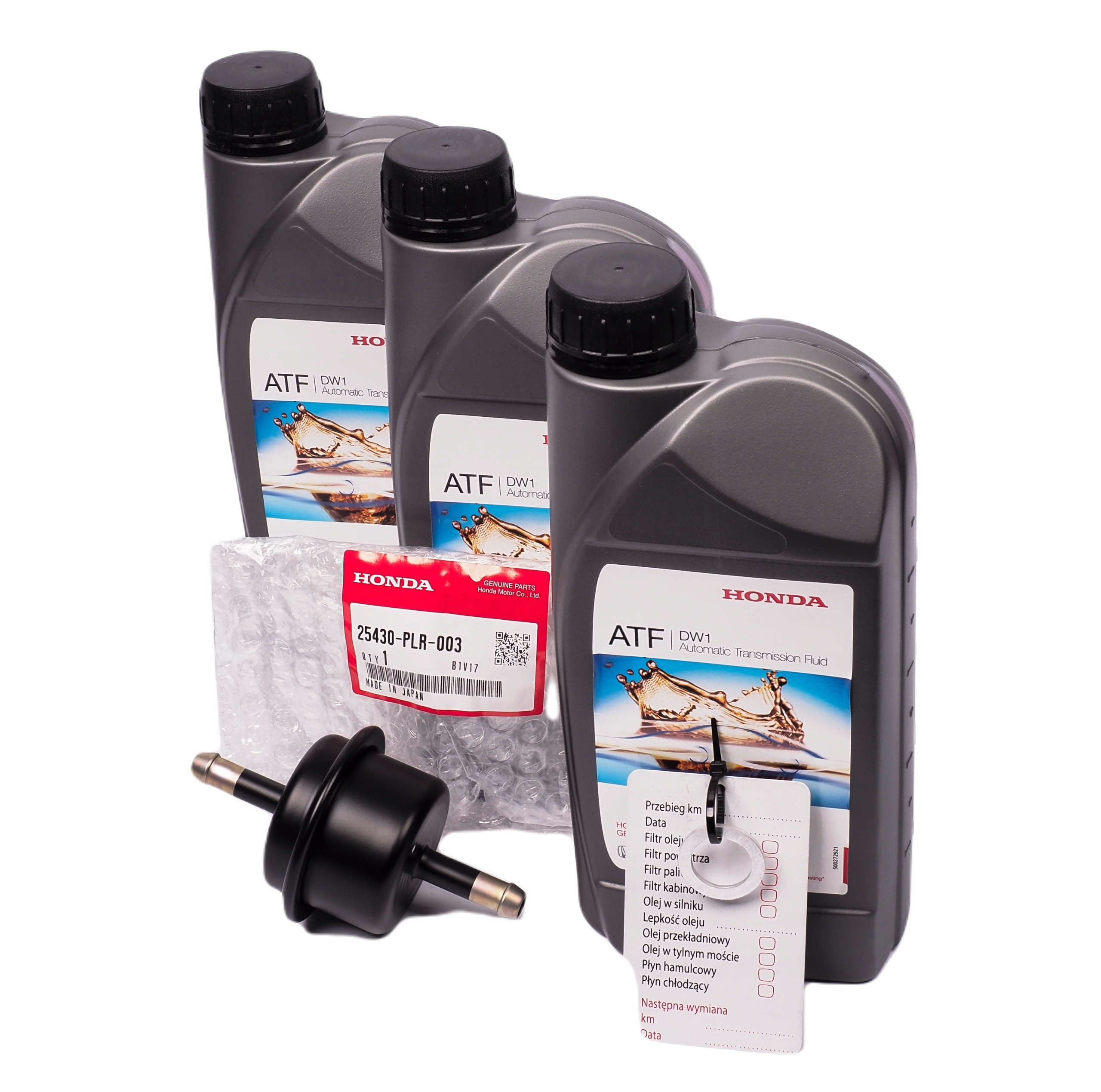

3l Honda Atf DW-1 Olej Do Skrzyni Biegów filtr