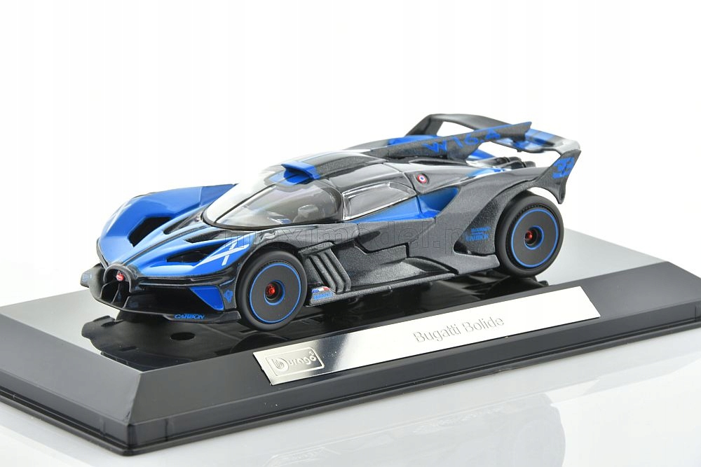 Bugatti Bolide black-blue Bburago