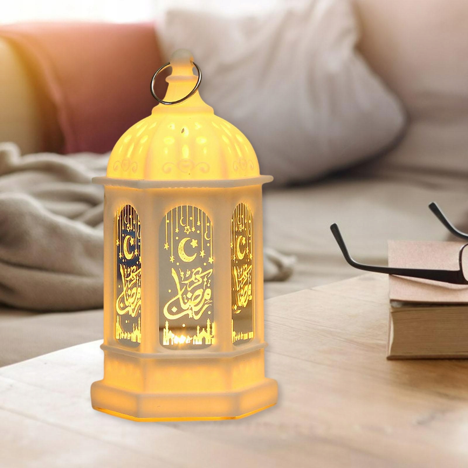 3 światła Ramadan latarnia ozdoby Liczba świec 1
