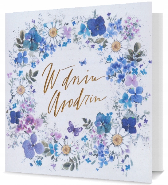 

Kartka urodzinowa duża urocza 3D H987