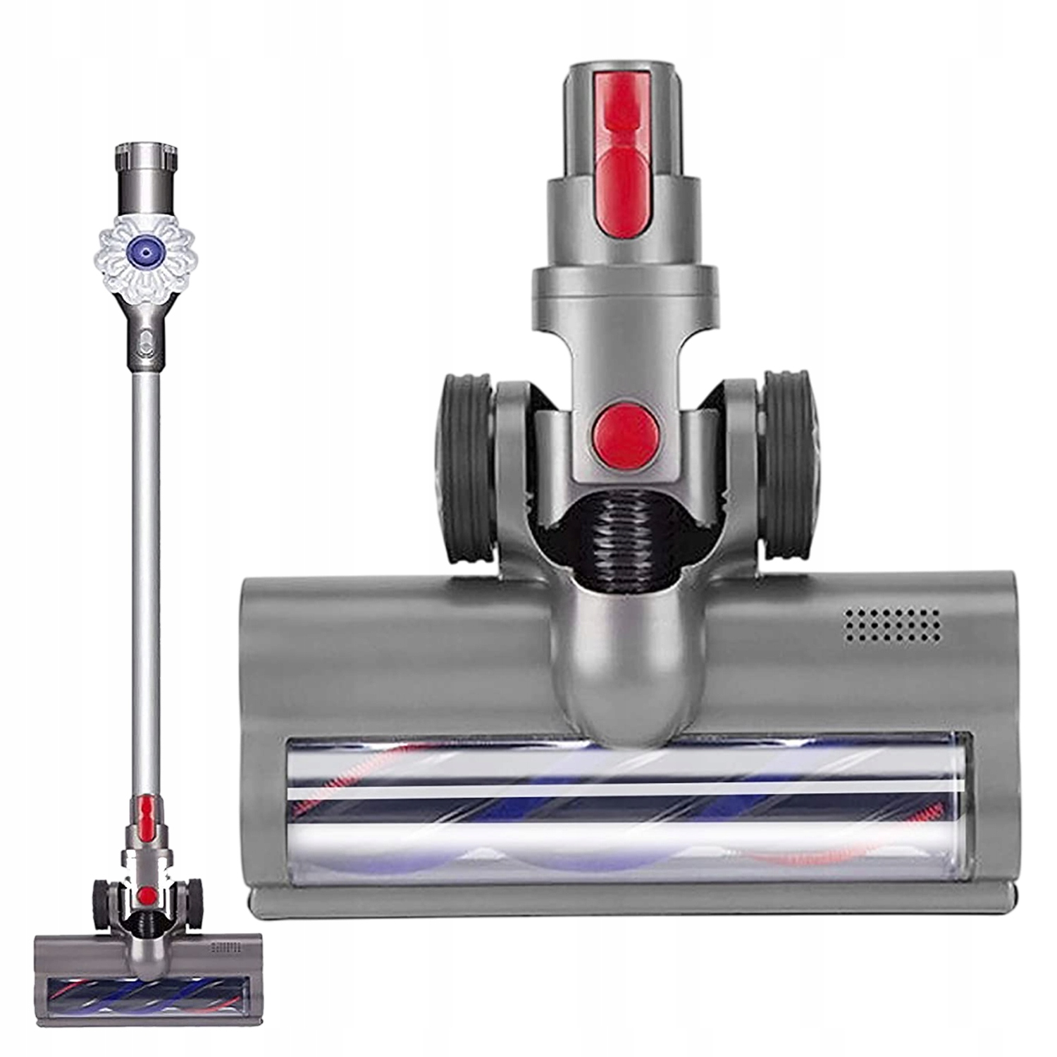 Rotační Válečkový Kartáč 90° 120° S Led Pro Dyson V7 V8 V10 V11