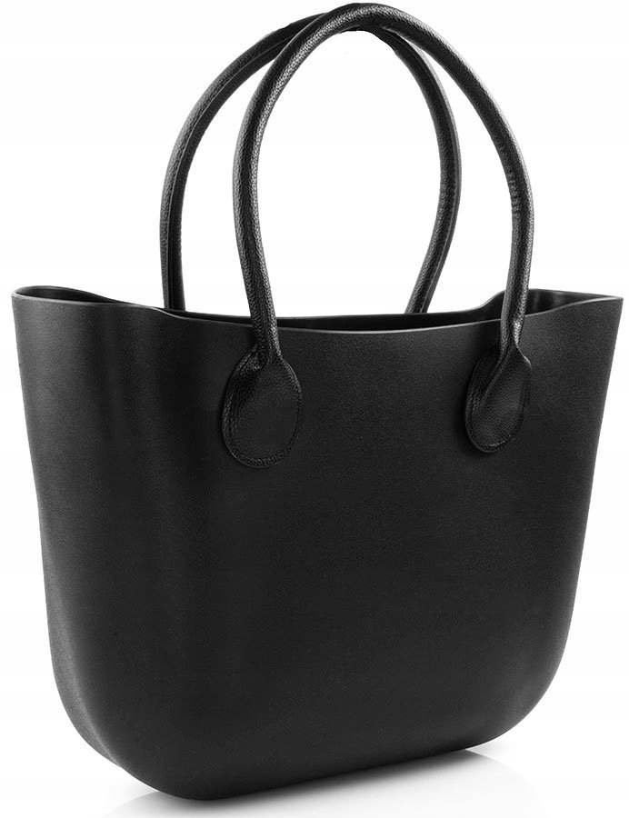 

Czarna Miejska Torba O Gumowa Torebka Jelly Bag