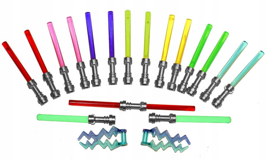 

Lego miecz świetlny Star Wars 17szt promienie