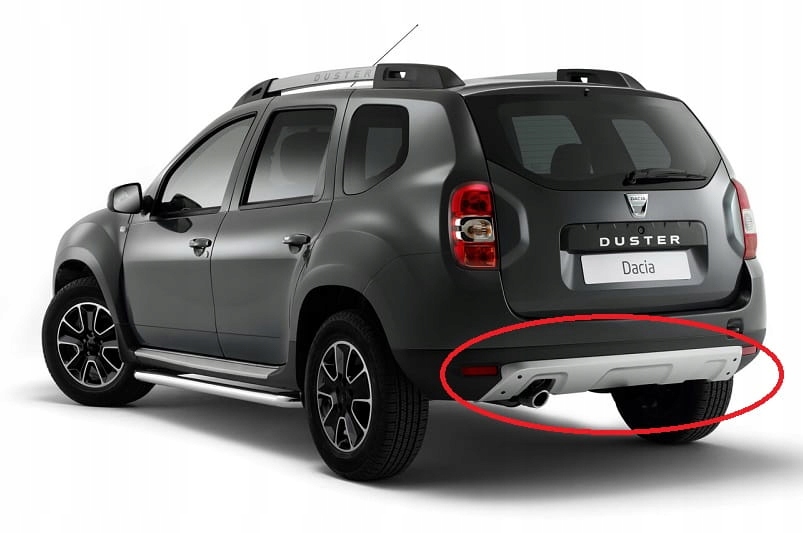 Dolna oslona zderzaka tyl DACIA DUSTER I 2017 Installation side Rear