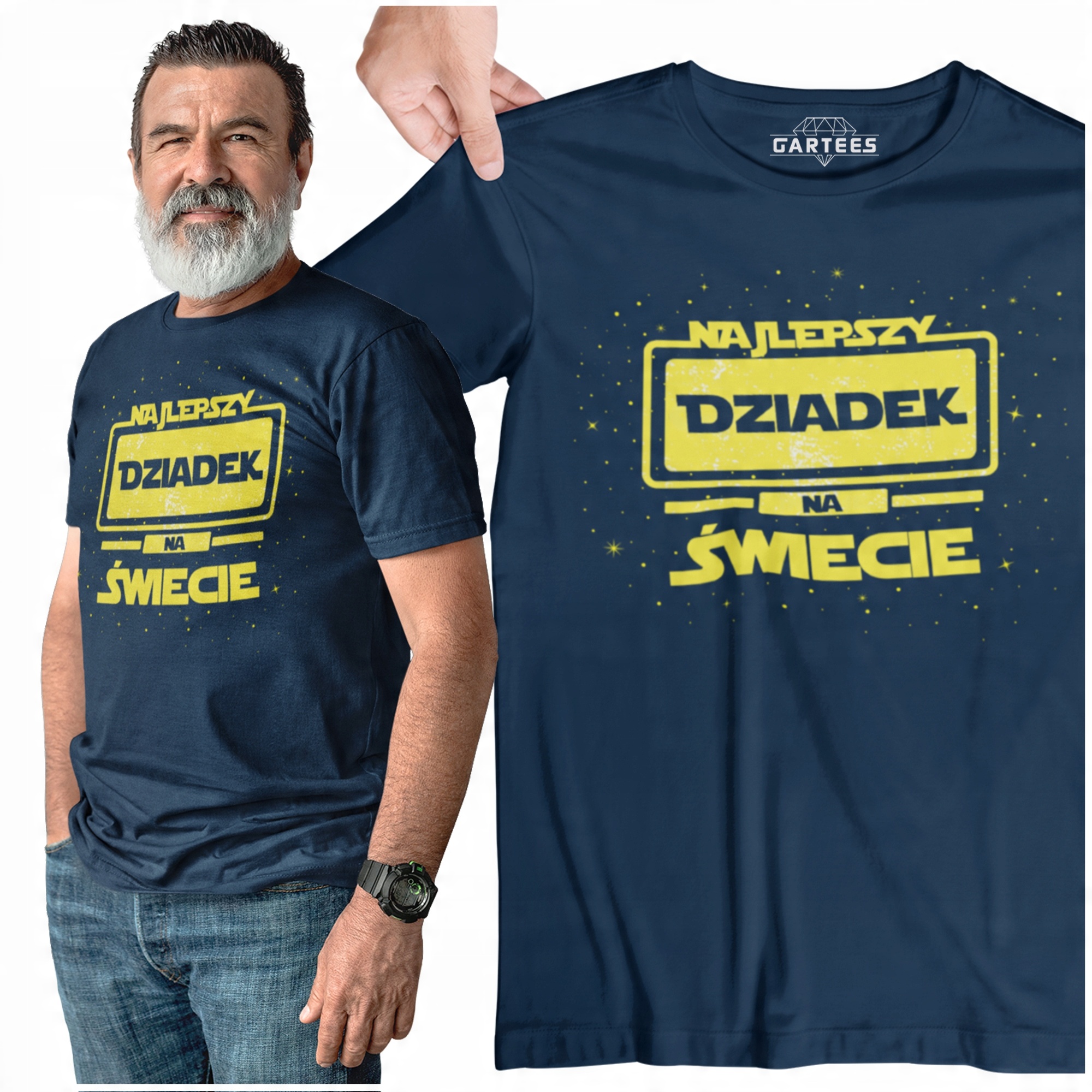 

Koszulka Męska Prezent Dla Dziadka Dzień T-shirt