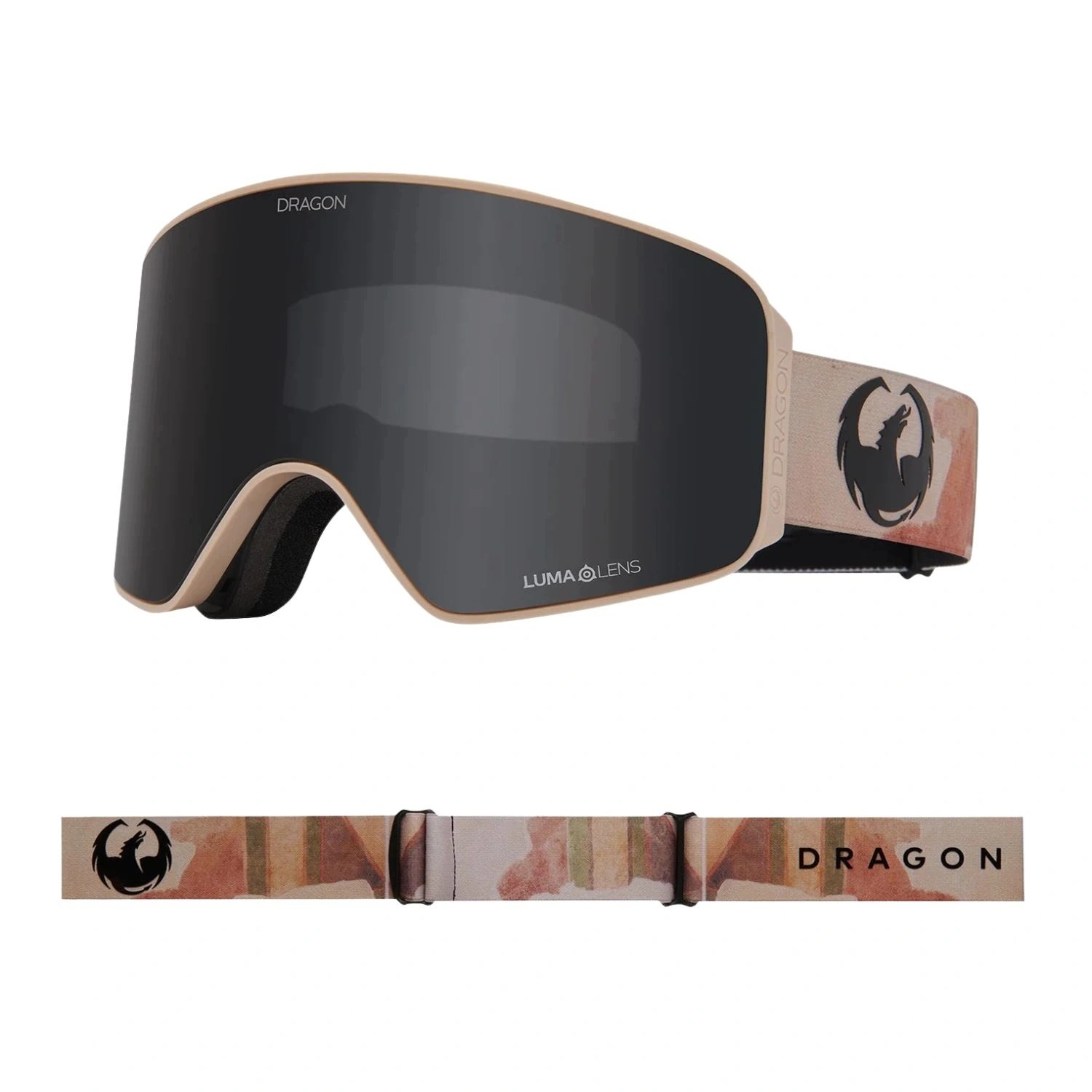 Gogle narciarskie Dragon Nfx Mag Lumalens snowboardowe dwie soczewki S2, S1