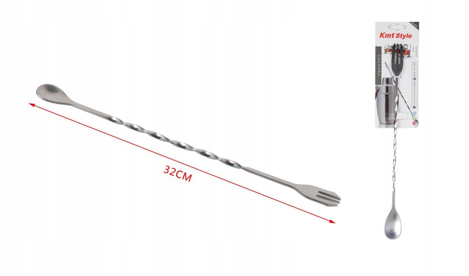 

Łyżka Barowa Barmańska Do Mieszania Drinków 32cm