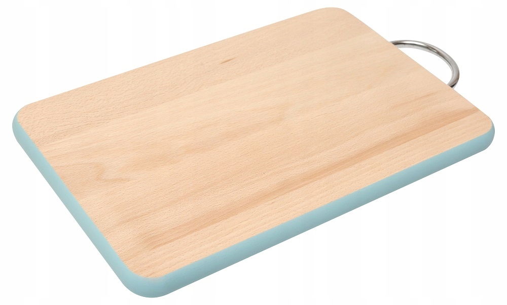 DESKA do krojenia DREWNIANA KUCHENNA do pieczywa Z UCHWYTEM NIEBIESKA 33cm Kod producenta Deska niebieska