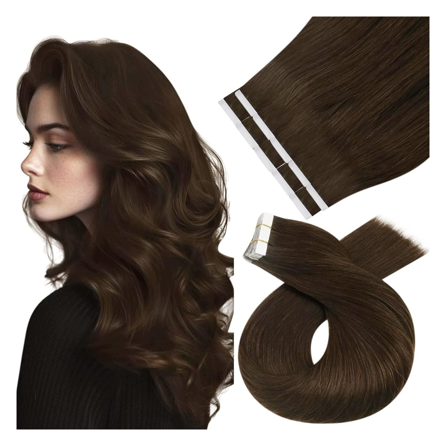 Haarextensions Tape In 100% pravé vlasy 35 cm