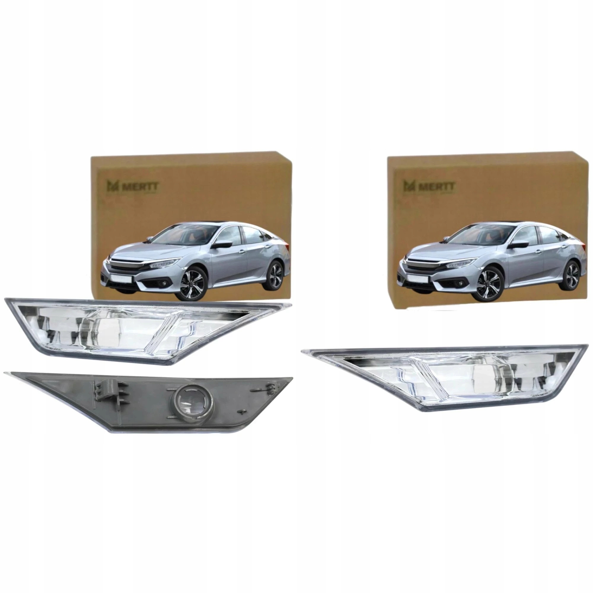 Blikáče Směrovky Boční Blatník Pravý Levý Honda CIVIC X Fc Fk 2017-