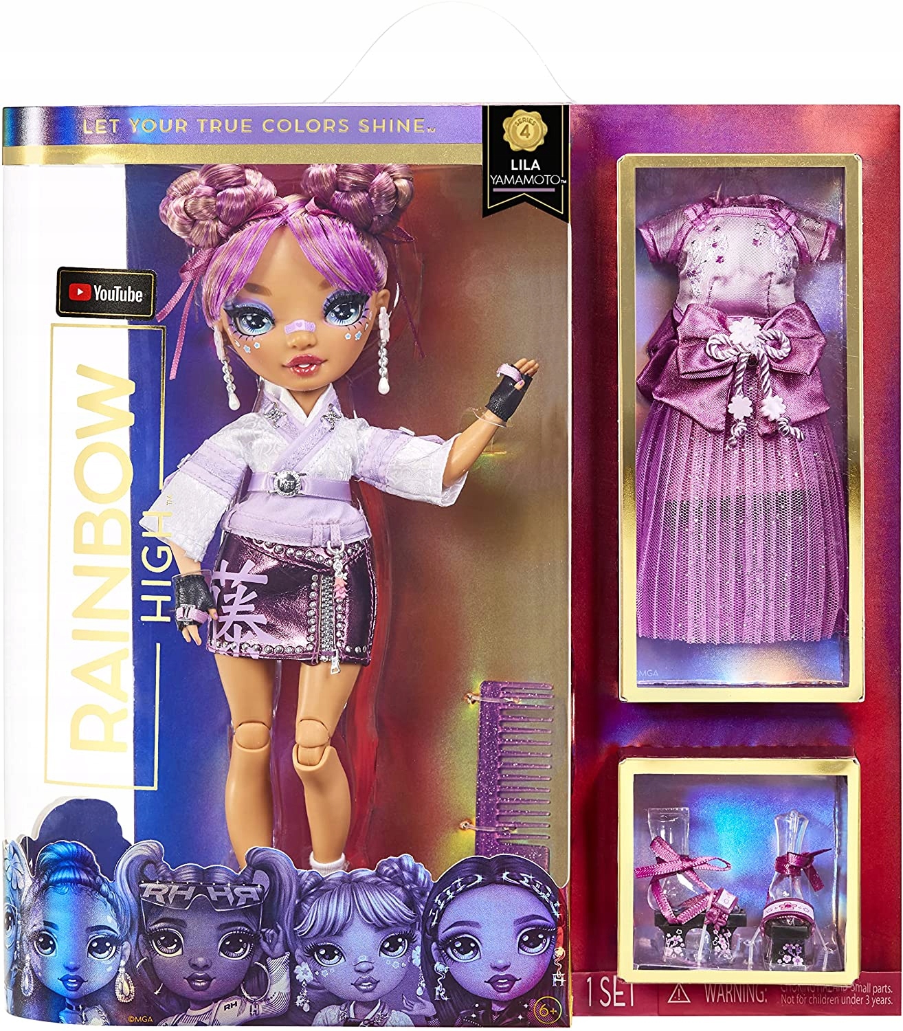 

Rainbow High Fashion Doll Lila Yamamoto Seria 4