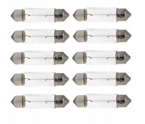 

Żarówka rurkowa rurka C5W 11X38 mm 12V SV8.5 10szt