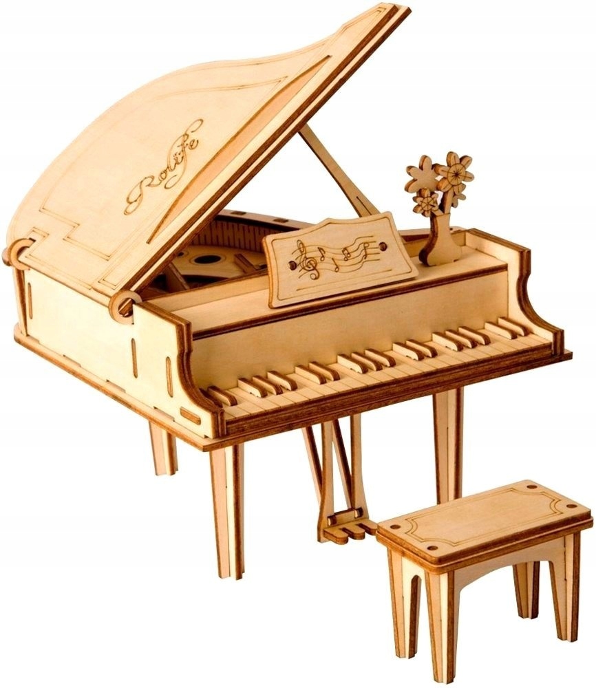 

Robotime Drewniany Model Puzzle 3D Pianino Diy