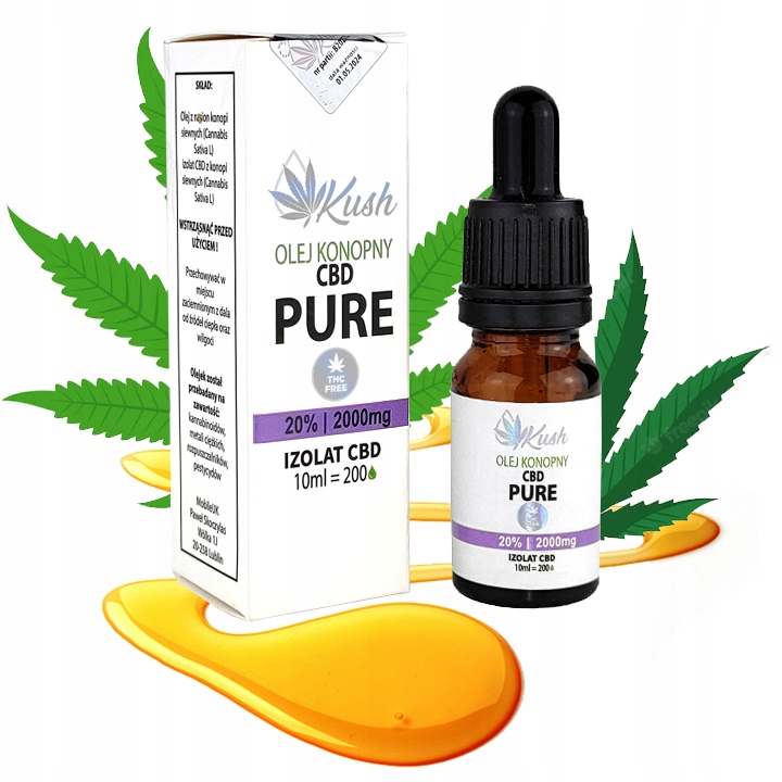 

Olejek Konopny Kush Cbd Pure 20% 2000 mg Badania