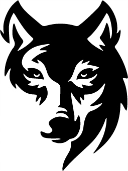 

Naklejka na auto samochód motocykl motor Wilk Wolf