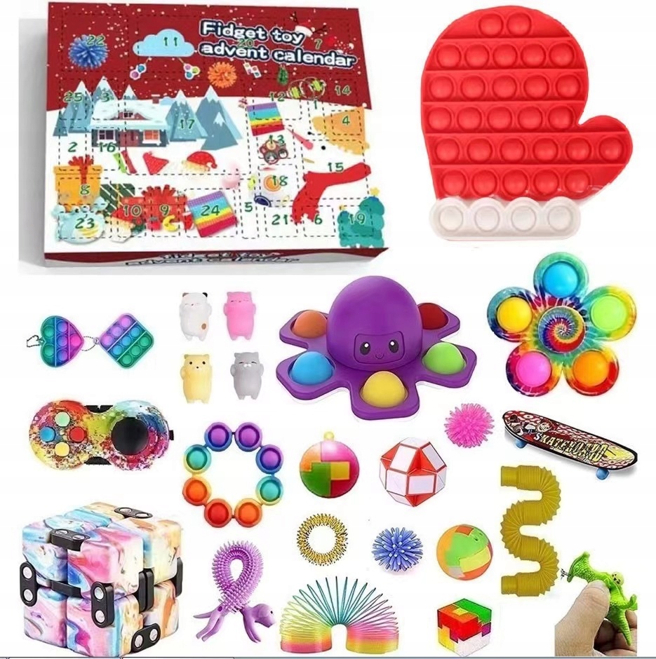 KALENDARZ ADWENTOWY ANTYSTRESOWE ZABAWKI NOWOŚĆ Producent inny