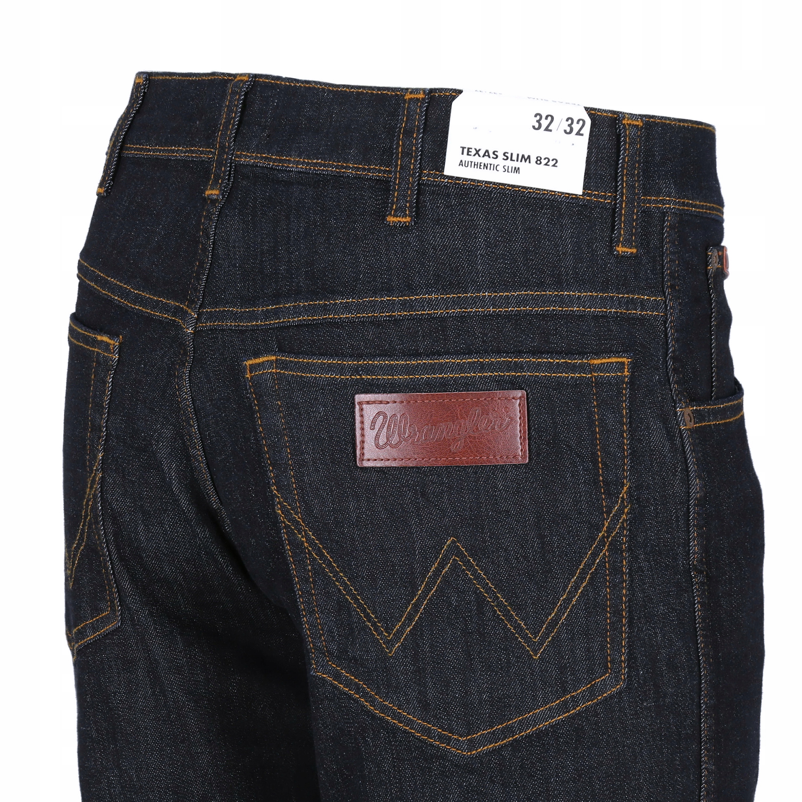 WRANGLER TEXAS SLIM DARK RINSE JEANS - W33 L32 Kolekcja Wrangler