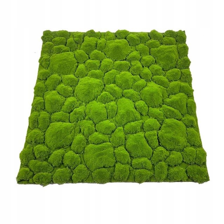 umelá machová podložka na stenu zelená pokrytá machom 100 cm